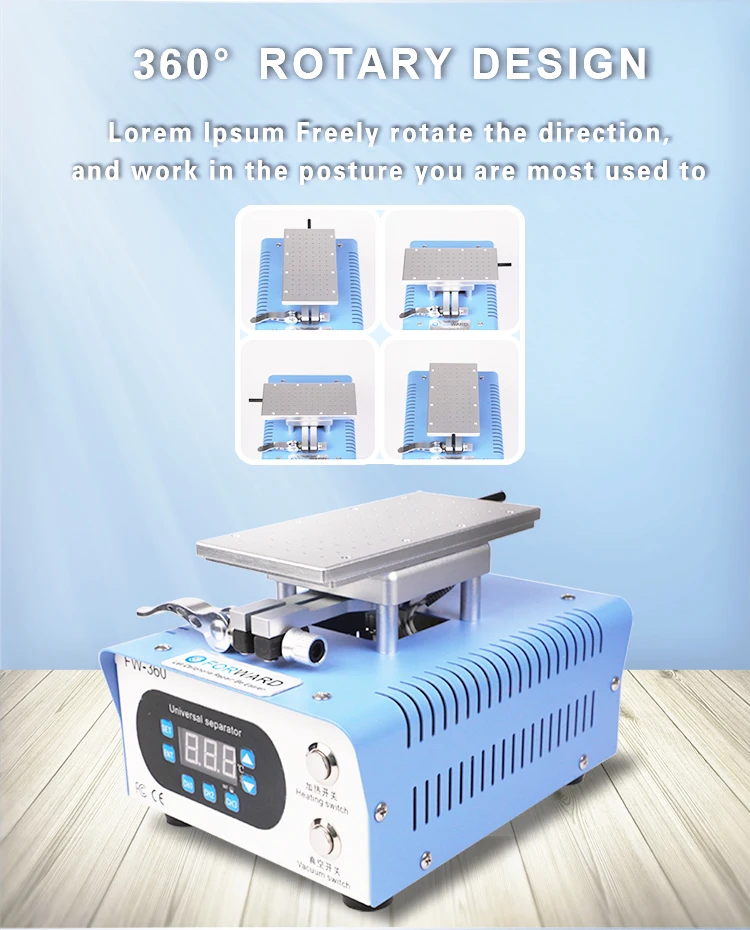 Forward Fw 360 Vacuum Screen Separator Machine With 360 Rotary Freely For Lcd Touch Phone Glass Repair Buy Screen Separator Machine Phone Glass Repair Machine Forward Fw 360 Vacuum Screen Separator Machine With 360 Rotary