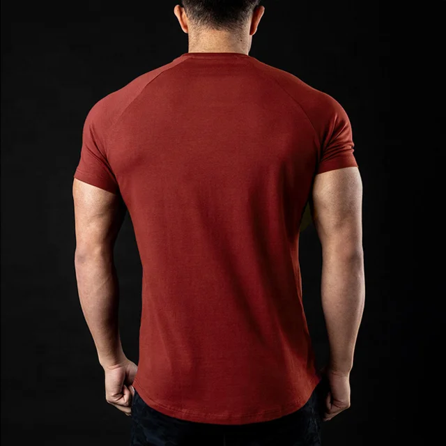 JL0327A Wholesale Men Compression Running T Shirt Fitness Tight Mens Gym Workout Short Sleeve Slim Fit T-Shirt for Men