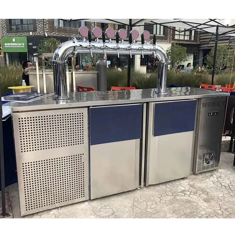 Electric Beer Tower Tap Dispenser Machine Keg Draft Beer Cooler