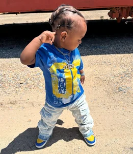 New Fashion Product Children Denim Jeans Custom Logo Streetwear Oversize t Shirt Acid Wash Jogging Suit Tracksuits Set