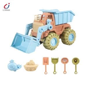 Chengji Plastic Sand Toy Car Summer Adventures Beach Fun Car Water Play Sand Digging Hourglass Shovel Bucket on Sand Car for Kid