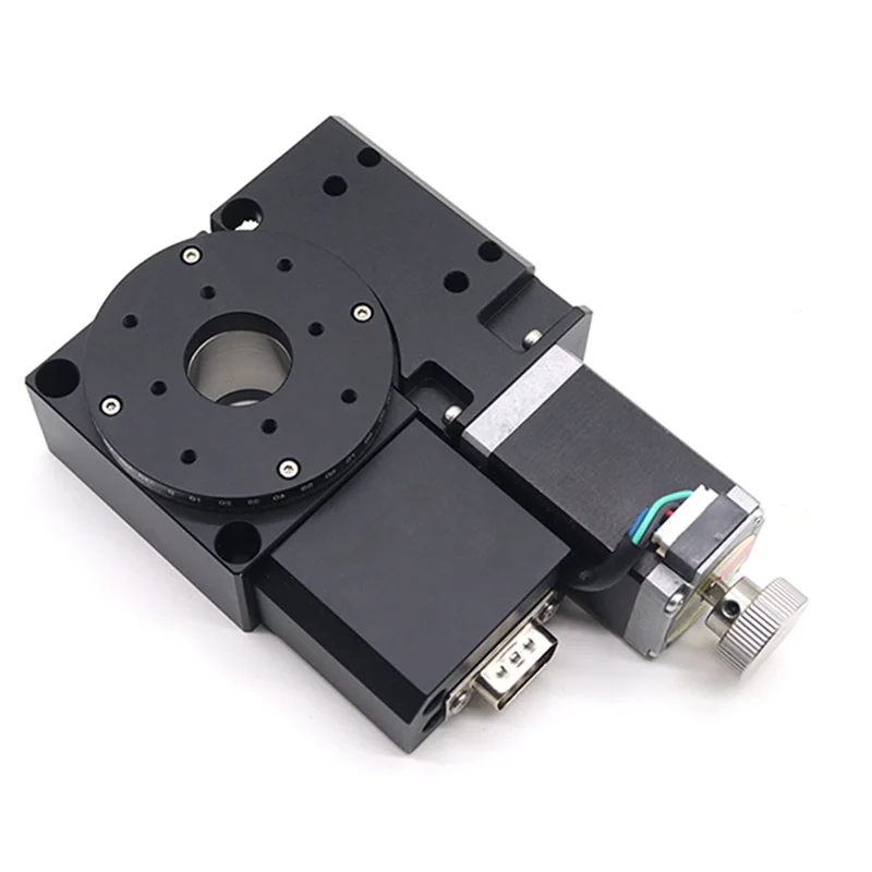 R-axis Electric Motor Aluminum Rotating Platform Displacement Sliding Table FR39/80/100 Automatic Stepping High-precision