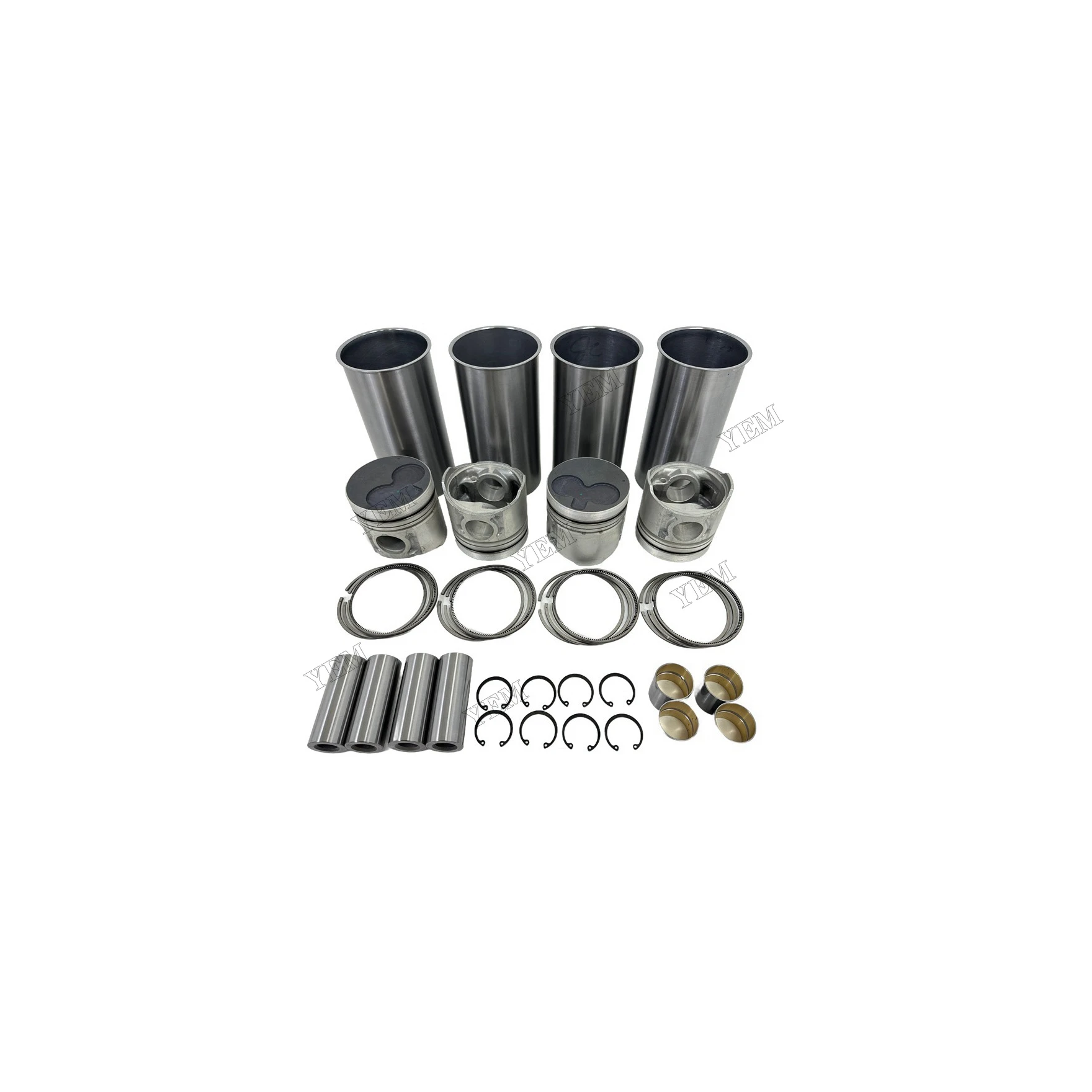 Cylinder Liner Kit Compatible for Isuzu 4BD2 Engine Parts High Suppliers Industrial Machinery Engine Parts