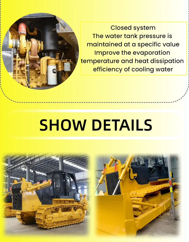 New Pushdozer 60 Ton 65 Ton 70 Ton Hydraulic Crawler Bulldozer with 18.9 m³ Blade Capacity. supplier