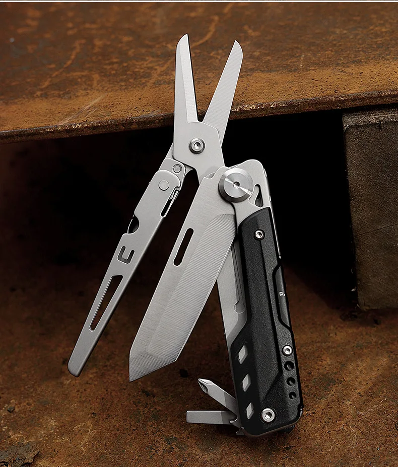 Hongfeng Outdoor Portable Folding Knife Industrial Grade Multi-Function Tool with Emergency EDC Tactical Car Scissors