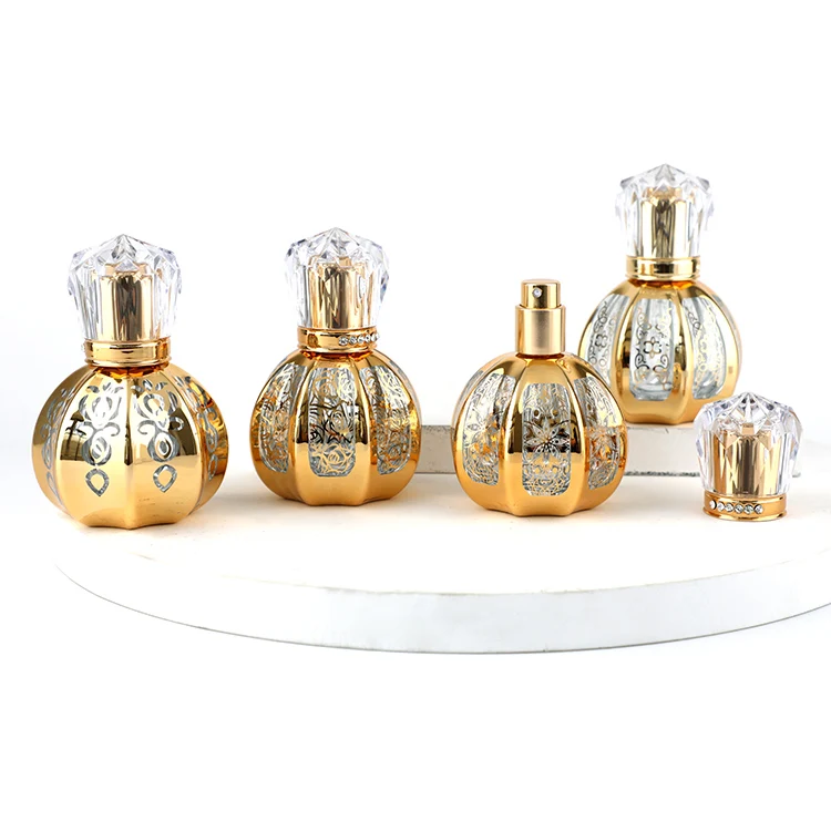 Hot Empty Perfume Bottle Glass 25ml Luxury Perfume Bottle Spray Aluminum Perfume Spray Bottle