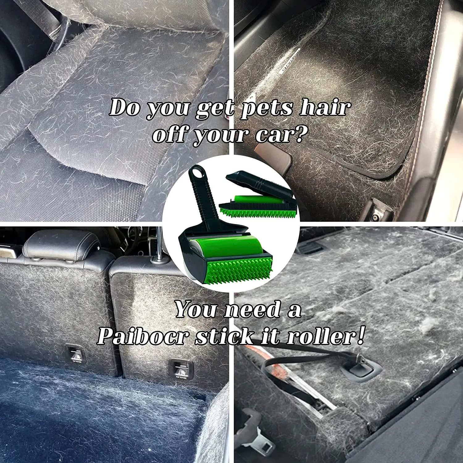 Reusable Washable Dog Pet Hair Remover Stick It Roller For Pet Hairs