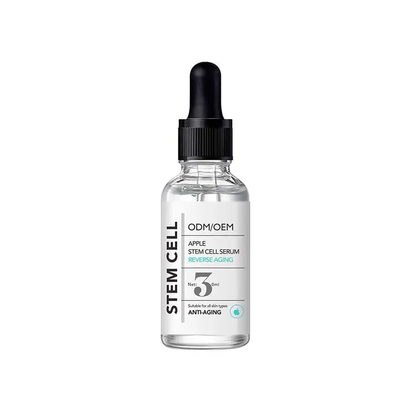 Swiss Apple Stem Cell Serum Plant Natural Reduce Aging Signs Wrinkles Discoloration Restore Elasticity to Get Youthful