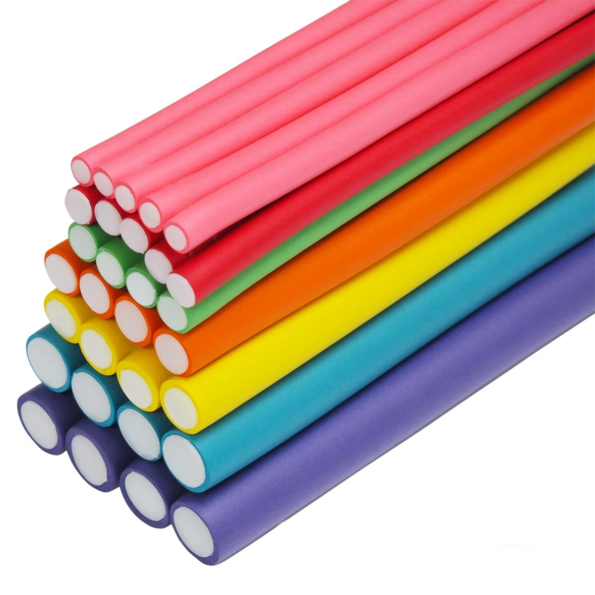 Высококачественные гибкие щипцы для завивки волос из мягкой пены, 42 шт., 7 дюймов, без нагрева, для всех типов волос, оптом