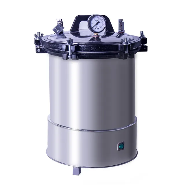 18L Portable Industrial Small Barrel Best Lab Electric Heat Medical Steam Sterilizer Autoclave High Sterilization Equipment