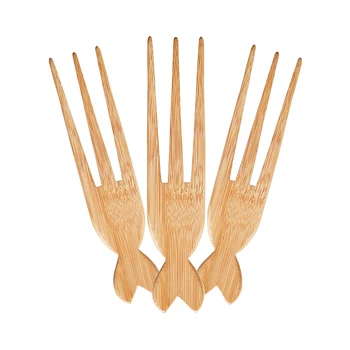 Wholesale New Arrival Small Bamboo Wood Hot Selling Afro Hair Pick Curl Comb Wide Tooth Hair Comb