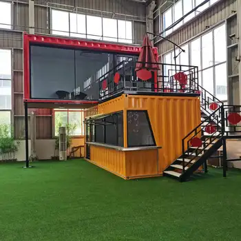 Ready-Made China Prefab Detachable 20ft Container House 40ft Modular House Living Container Homes Mobile Houses