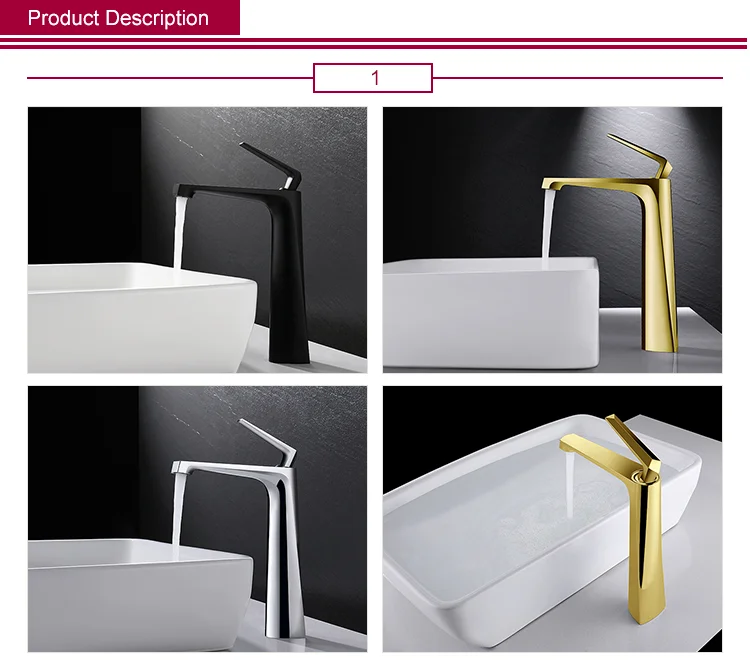 YEKALON FT-8602 Bathroom Single Level Basin Faucet Sanitary Ware Faucets Basin Faucet Rose Gold