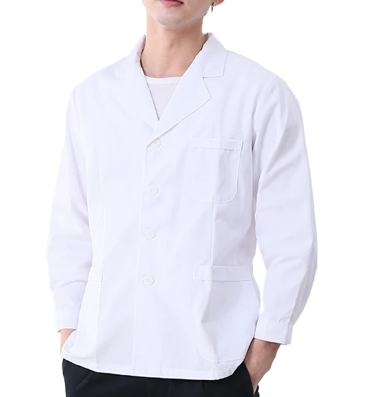 Professional Lab Coat Hospital Uniforms Custom Long Sleeve Medical Uniform Lab Coat Clinic Doctors N
