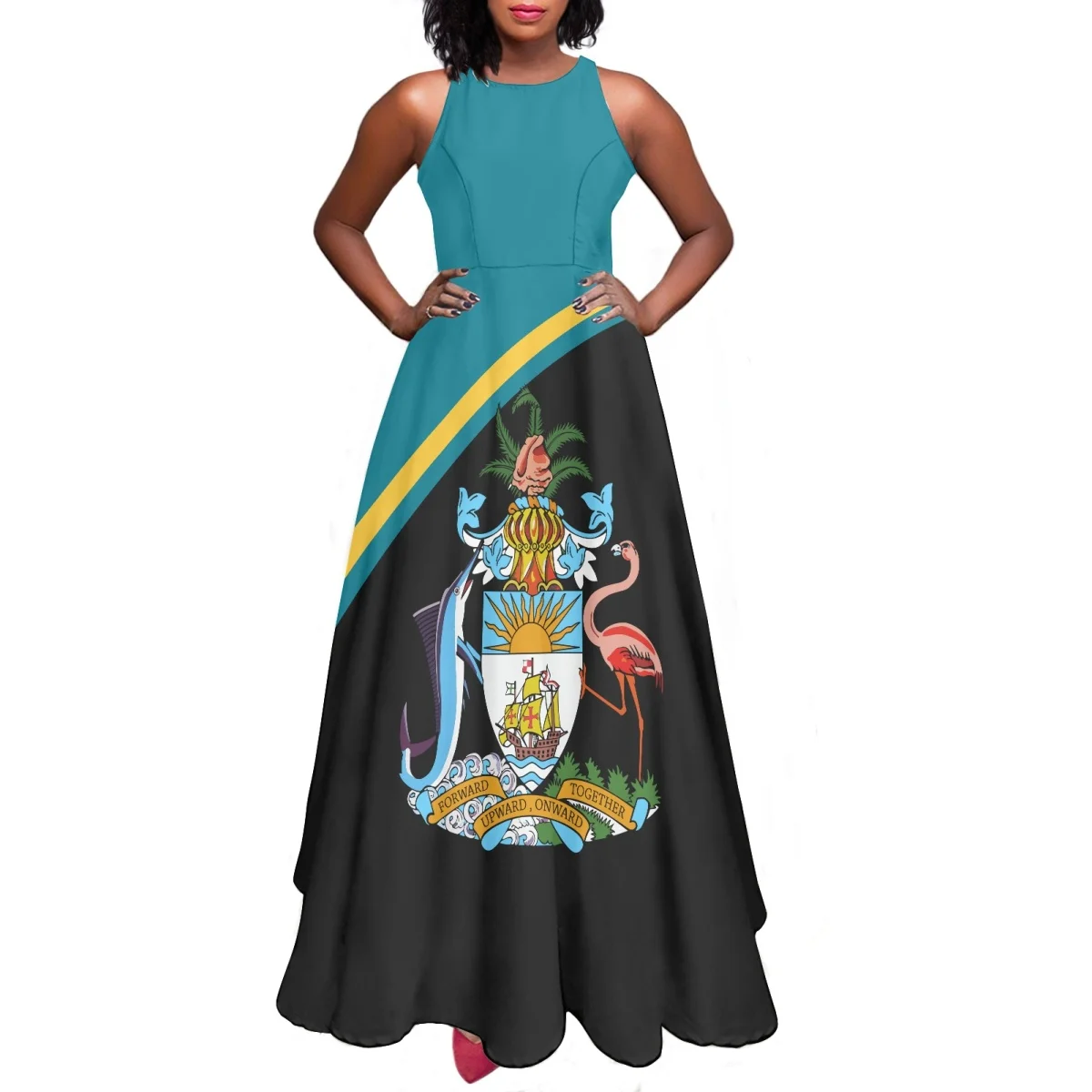 Shop Our El Salvador Flag Maxi Women Dress - Custom Sexy Shop Our El Salvador Flag Maxi Women Dress - Custom Sexy