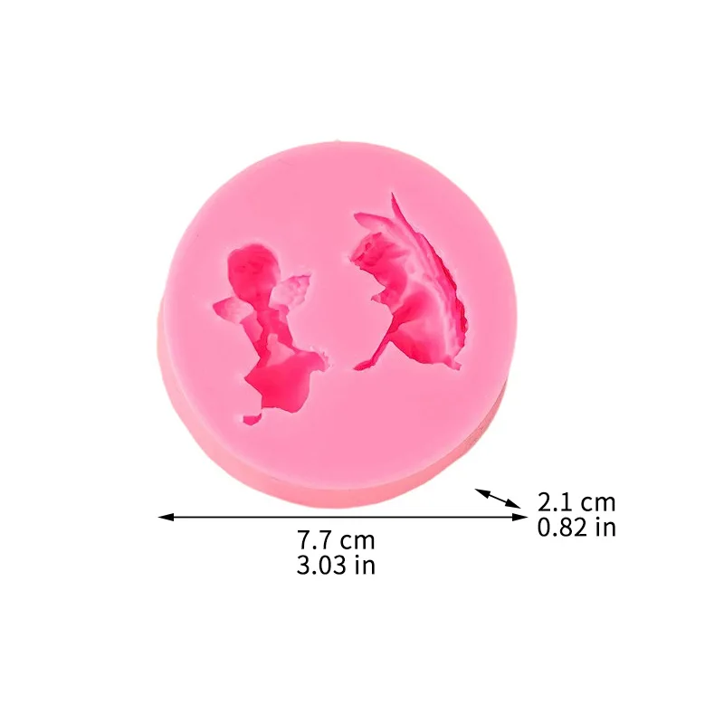 Moule Silicone 3D Ange – Idéal Pour Gâteau Mariage, Savon, Bougie, Chocolat & Pâtisserie – Facile à Démouler & Résistant Chaleur