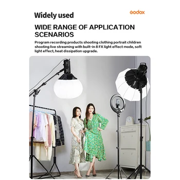 GODOX SL150W Studio Photography LED Photography Lights Frequently Illuminated Professional Photography Video Studio Lighting Kit product image
