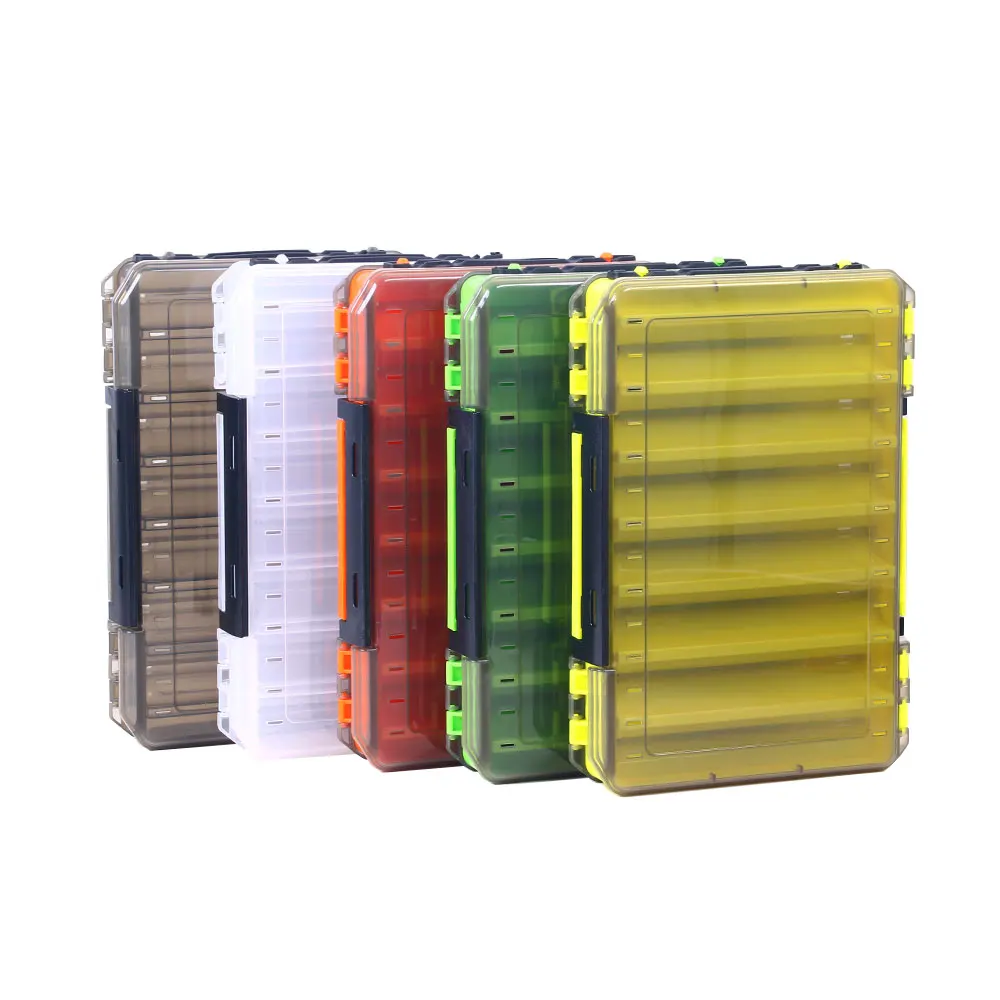 Carp Fishing Tackle Organizer Plastic Fishing Accessories Rigid Fishing Custom Tackle Box