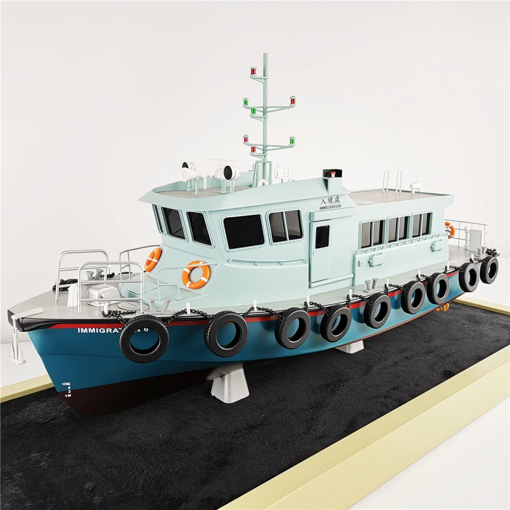 【A】60cm patrol ship model patrol shipping scale model Uki Workboat O.A.S shipmodel