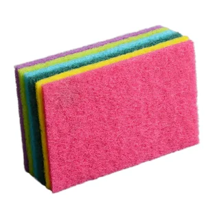 Square Dishwashing Scouring Pad Sponge  Sponges and Scouring Pads Dirt Resistance Wear - Resistant Rust Nano Sponge