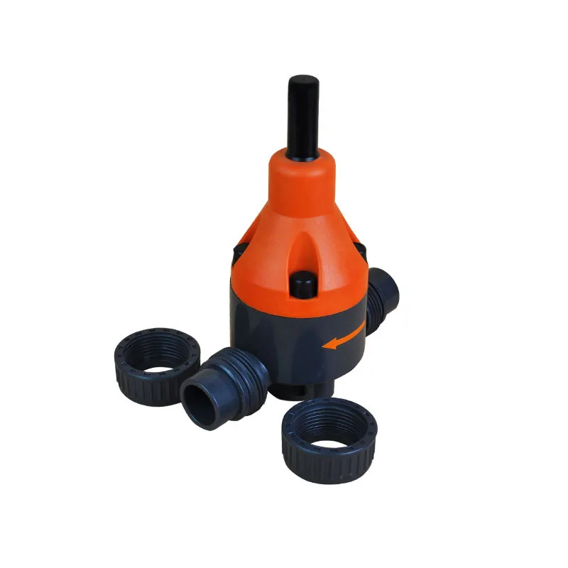 PVC Back Pressure Valve 188015 UPVC Water Reducing Valve Bonding Thread Flange Connection Type Regulator