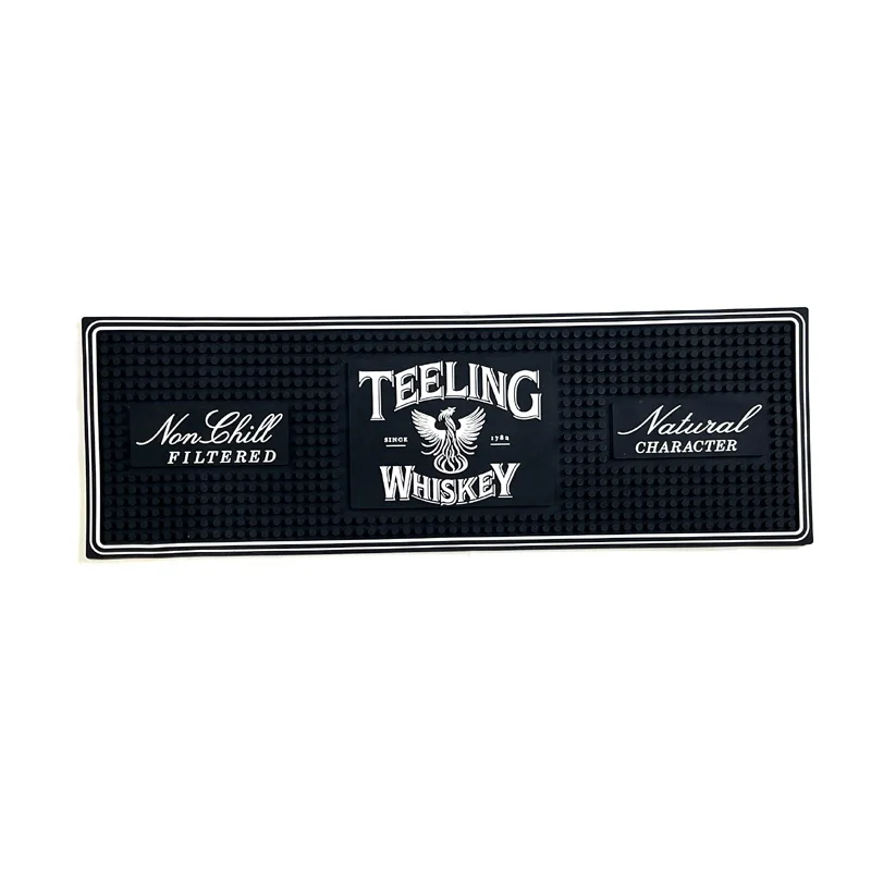 60x15cm Branded Advertising Bar Counter Mat Bat Rubber With Logo - Buy ...