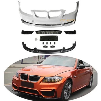 E90 PER LCI M4 style Car BodyKit front rear bumper side skirt for BMW 3Series 2005 2006 2007 2008 2009 2010 2011 325i 330i