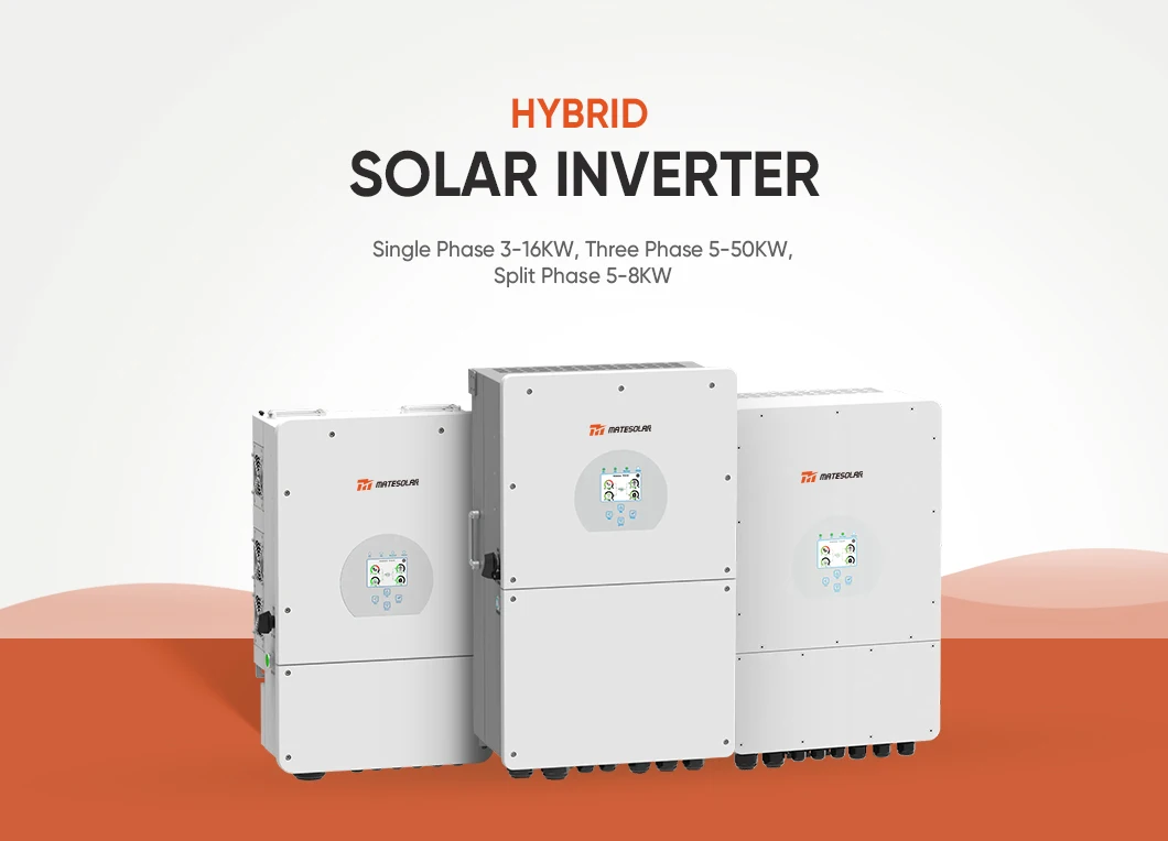 Mate Split Phase Solar Hybrid Inverter 3 Phase 4Kw 5Kw 8Kw 10Kw 20Kw 3 ...