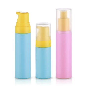 Matte Skin Care 15ml 50ml Plastic Lotion Airless Pump Bottle 30ml