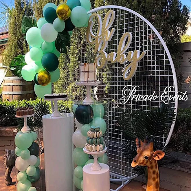 Support De Toile De Fond Arche En Métal - Cadre Mariage Ballon Décoration 4 à 7,2 Pieds