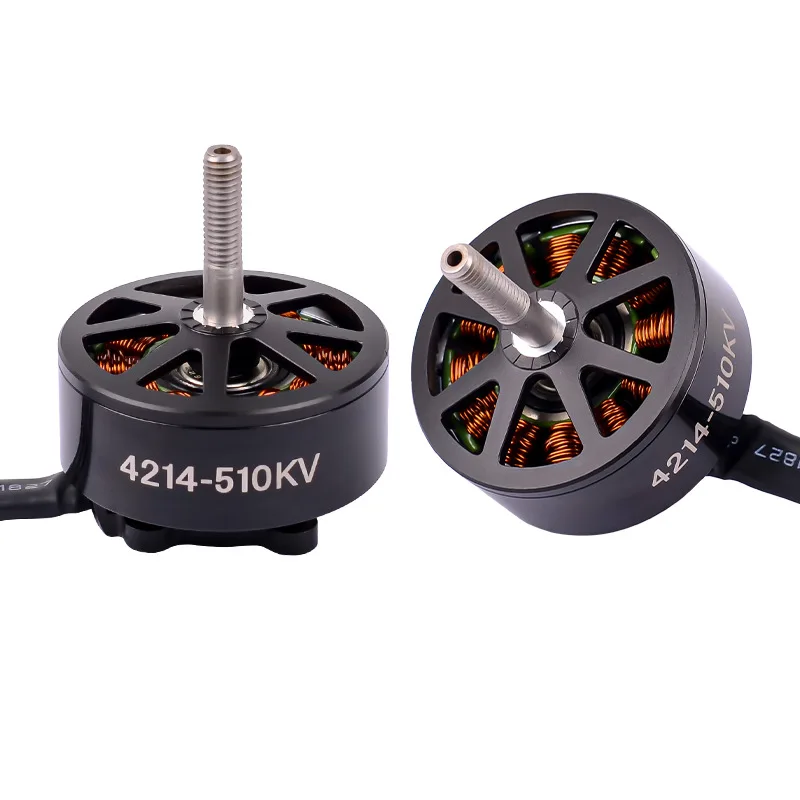 4214 510KV Aluminum Alloy Casing Metal FPV Brushless Motor 6-12S Voltage High Torque Good Heat Dissipation for RC Drone Quads