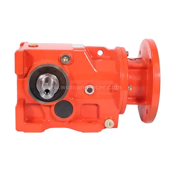 Factory direct K series heavy duty speed reducer right-angle helical bevel gear box with whole sale price
