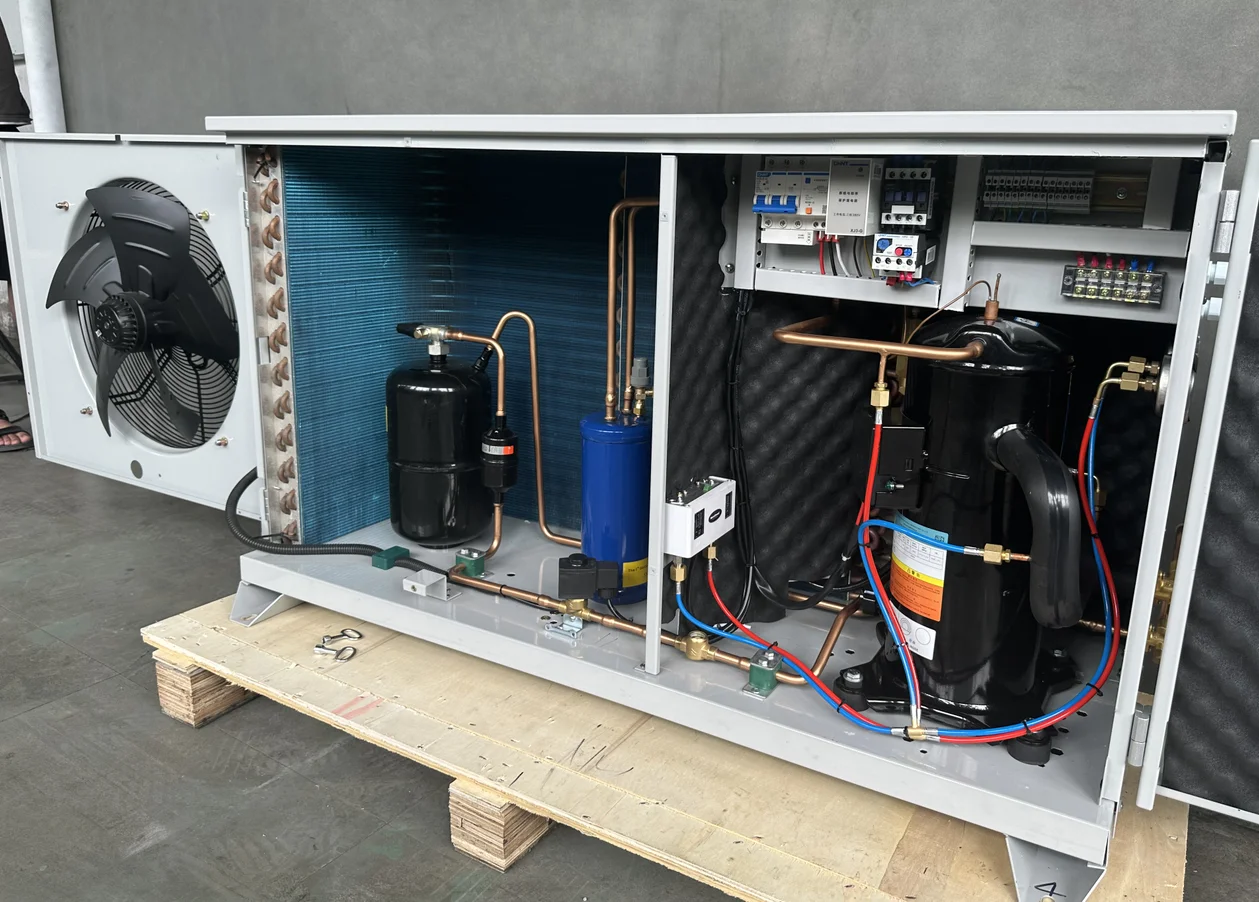 Bescool New Type Condensing Unit Using Cold Rolled Sheet Box Type Hermeticor Compressor Outdoor Cooling Chiller Freezer Unit
