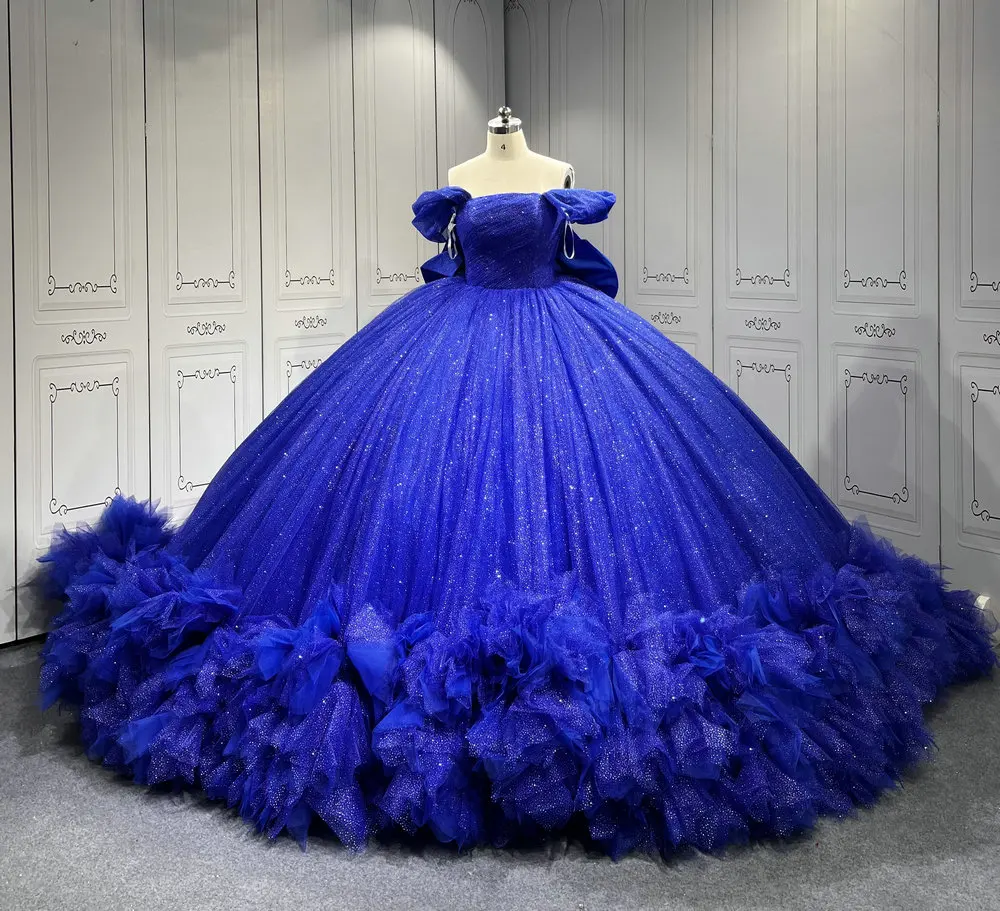Mumuleo Royal Blue Quinceanera Dress Azul Vestidos De 15 Quinceaera Para  2025 Miss XV Vestido Vestidos Para 15 Aos