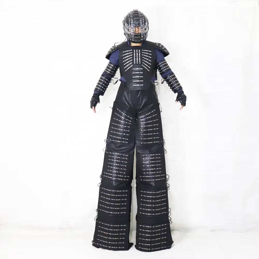 High Quality LED Light-emitting Robot Wearable Nightclub Party Performance LED Dance Costume