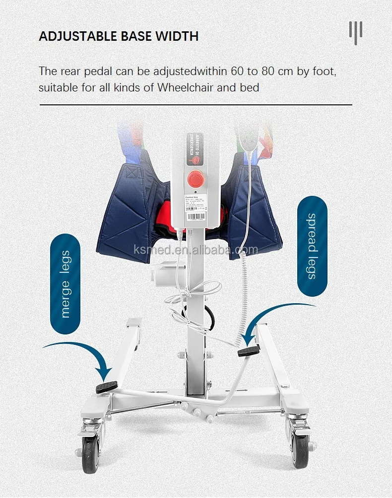 Ksm 210 Foldable Patient Transfer Lift Electric Patient Transfer Lift