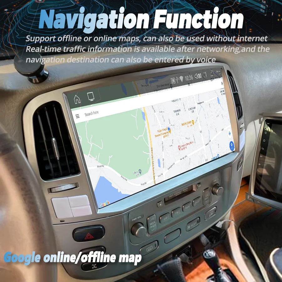 13.3 Inch Android Navigation Car Radio for Toyota Land Cruiser