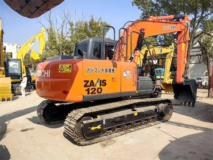 Used Hitachi ZX120 Excavator with 0.59 Bucket Capacity 12000 KG Machine Weight and 72.7kw Power