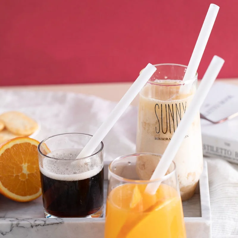 Plastic Straw Hard Straws PLA Packing Individually