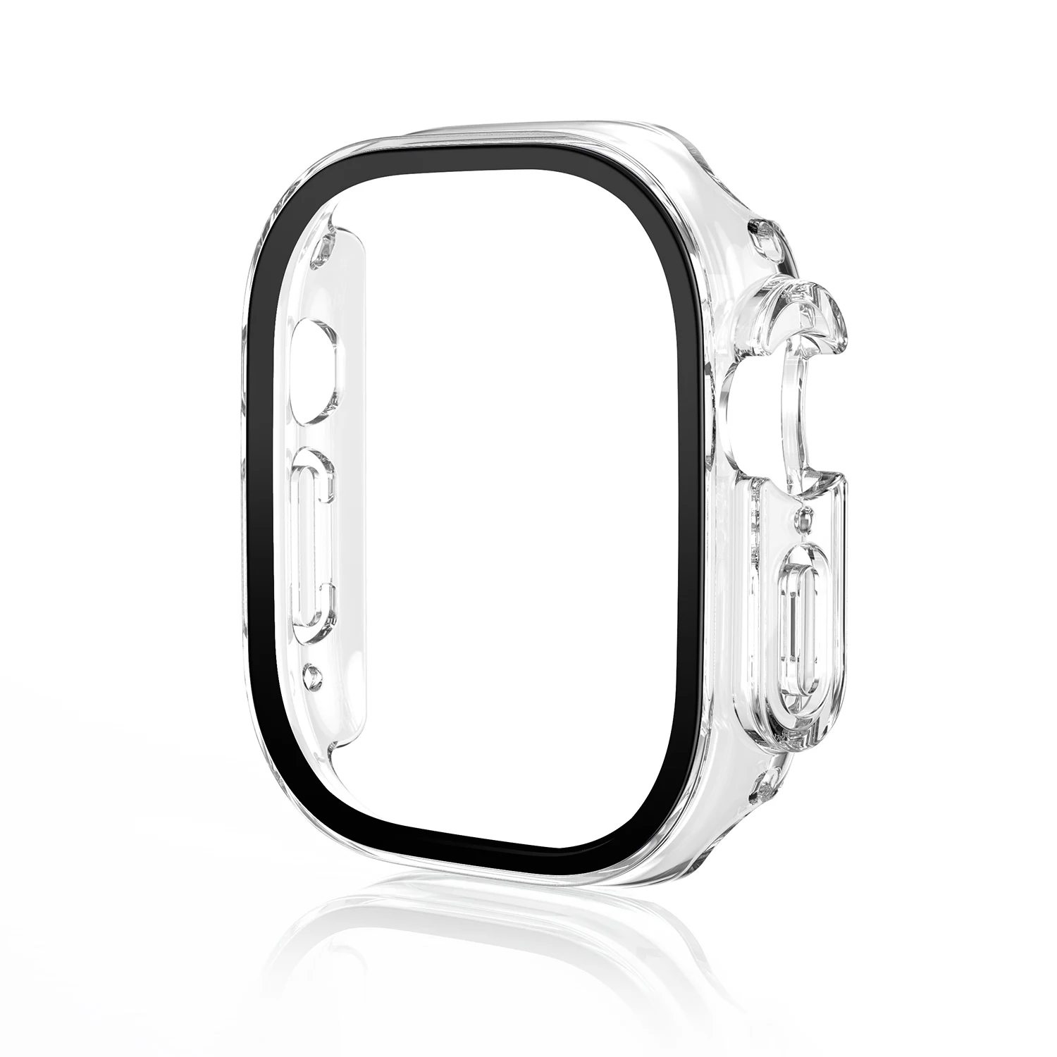 ZTX Smart Watch Protective Case TPU Transparent With Screen Glass Protector Case Shockproof for Watch 49MM