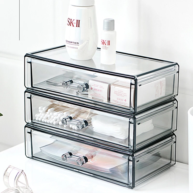 Cosmetics Storage Desk Storage Box Drawer Type Acrylic Makeup Box