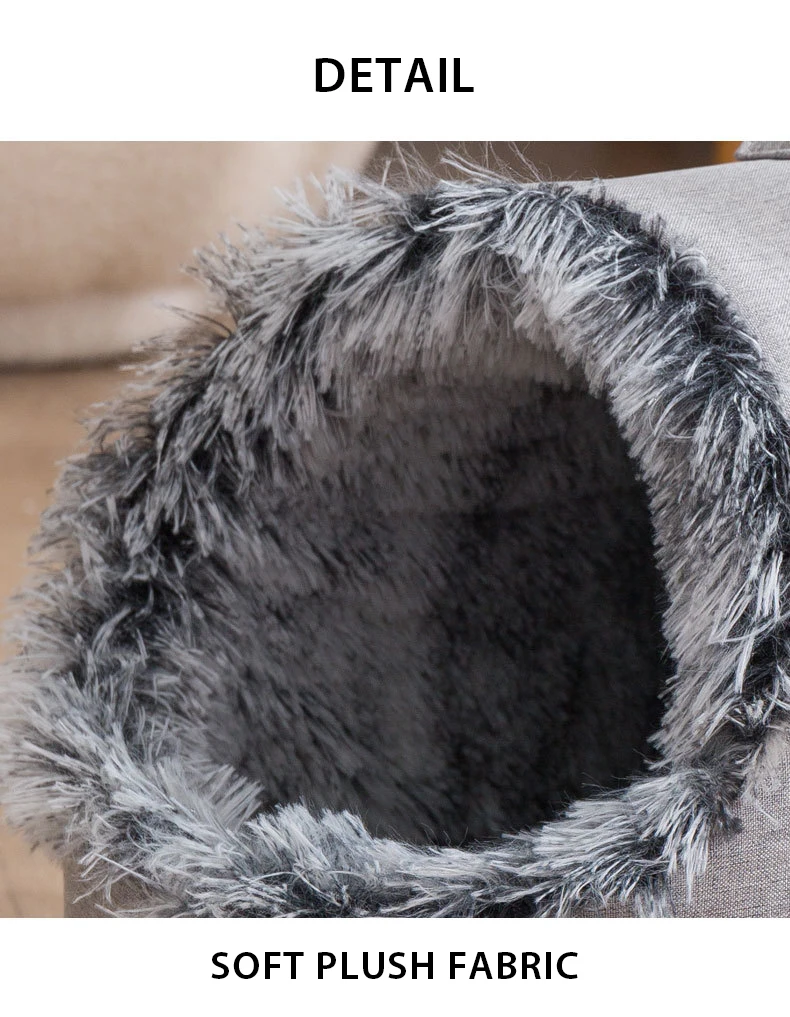 Winter Warm Cat Bed Soft Cozy Comfortable Cat Bed Cushion House Cloth ...