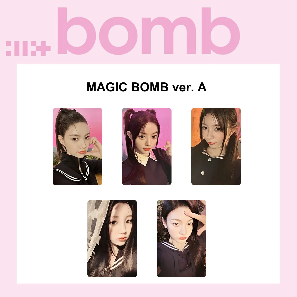 Kpop Illit Mini 3 ° Álbum Bomba Cartão Lomo 2025 Novo Álbum HD