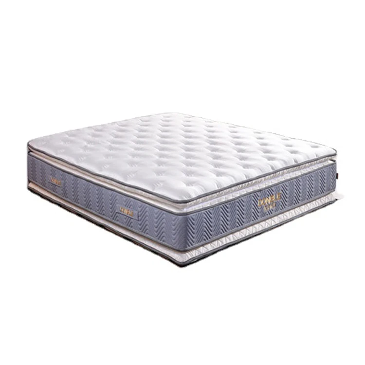 Double Pillow Top Durable Memory Foam Pocket Spring Mattress