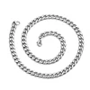Cadena cubana de plata