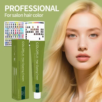 Most People Consult the Style 100ML 120ML Hair Dye Cream Bright the Trend No Stimulation for Household