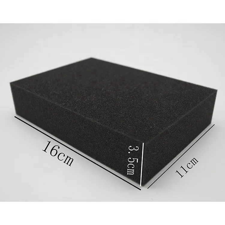 thumbnail image 2 of EFoam Multipack Of 10 Needle Felting Foam Pads – 265x145x50mm High Density – Charcoal Grey/Black, UK Made 2 of 5
