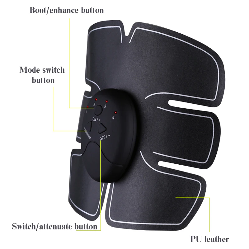 Physical Exercise Strong Body Muscles Price Concessions EMS Abdominal Muscle  Stimulator