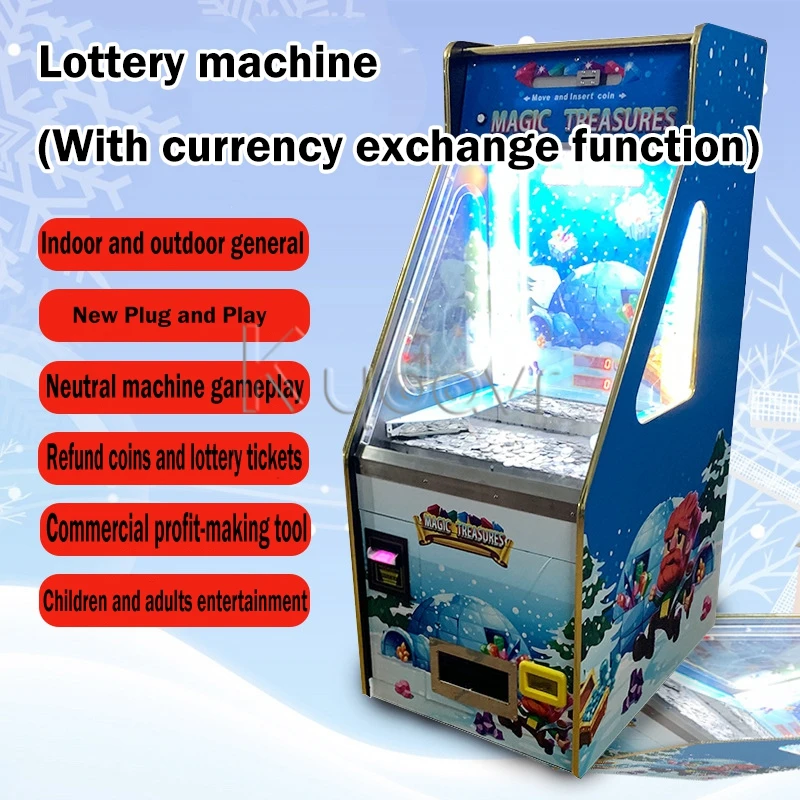Electronic Amusement Park Lucky Coin Operated Arcade Coin Dozer Quarter