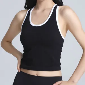 Breathable Lightweight Athletic Clothing Women Sports Sleeveless Top Fitness Gym 2026 Workout Racer Back Yoga Tank Top